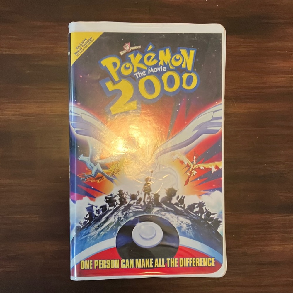 Vintage Pokémon The Movie 2000 on VHS